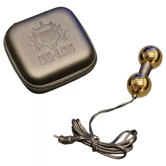 DG-LAB BiPolar B - bipolare, sanduhrförmige Metallelektrode (Gold)
