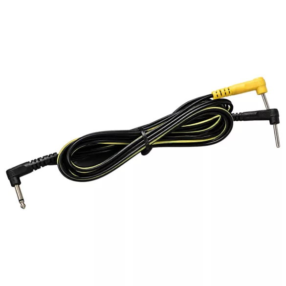 DG-LAB - Elektrodenkabel mit abgewinkelten 2‑mm‑Stiften (schwarz)