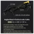 DG-LAB - Elektrodenkabel mit abgewinkelten 2‑mm‑Stiften (schwarz)