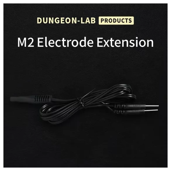 DG-LAB - 2-mm-Elektrodenverlängerungs- und Verteilungskabel (schwarz)