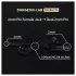 DG-LAB - 2-mm-Elektrodenverlängerungs- und Verteilungskabel (schwarz)