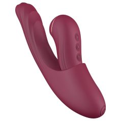 Vibeconnect - 2in1 G-Punkt- und Klitoris-Vibrator (rot)