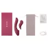 Vibeconnect - 2in1 G-Punkt- und Klitoris-Vibrator (rot)