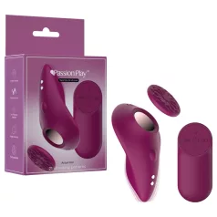   Passion Play - ferngesteuerter, magnetischer Slipvibrator (bordeaux)