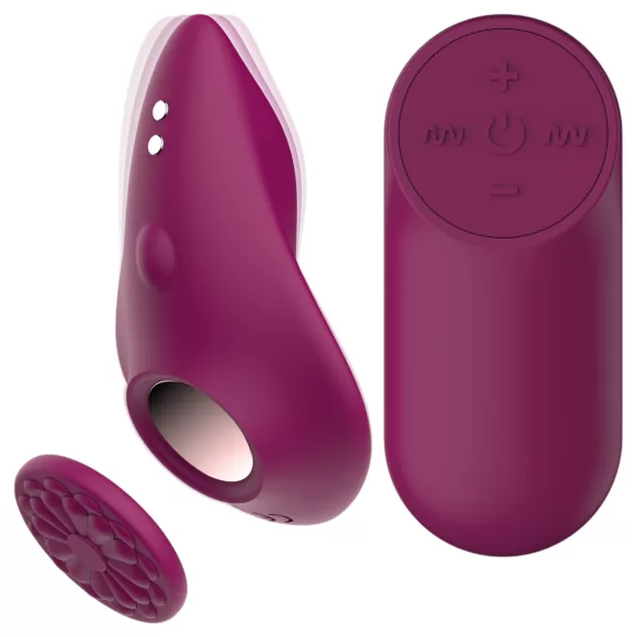 Passion Play - ferngesteuerter, magnetischer Slipvibrator (bordeaux)