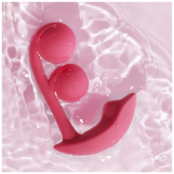 Honey Play Box Melody - App-gesteuerter Perl-2-in-1-Vibrator (rot)