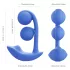 Honey Play Box Melody - App-gesteuerter Perlen-2-in-1-Vibrator (blau)