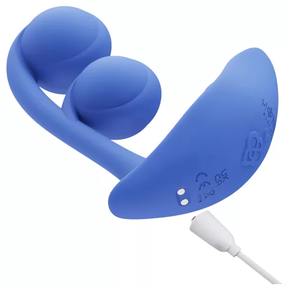 Honey Play Box Melody - App-gesteuerter Perlen-2-in-1-Vibrator (blau)