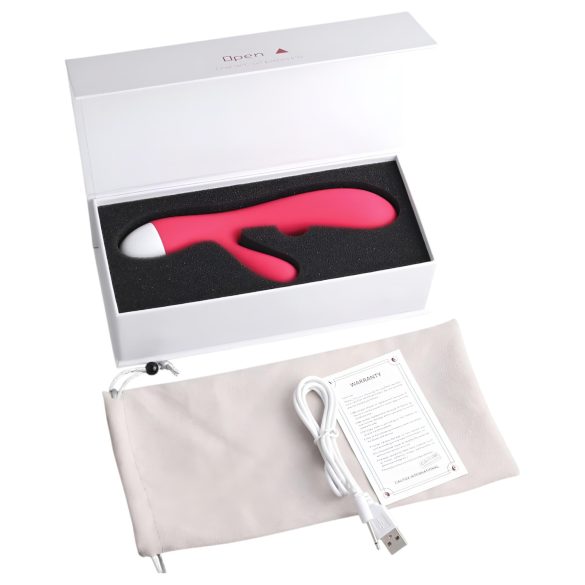 Cotoxo Dolphin & baby - Akku Klitorisvibrator mit Arm (rot)