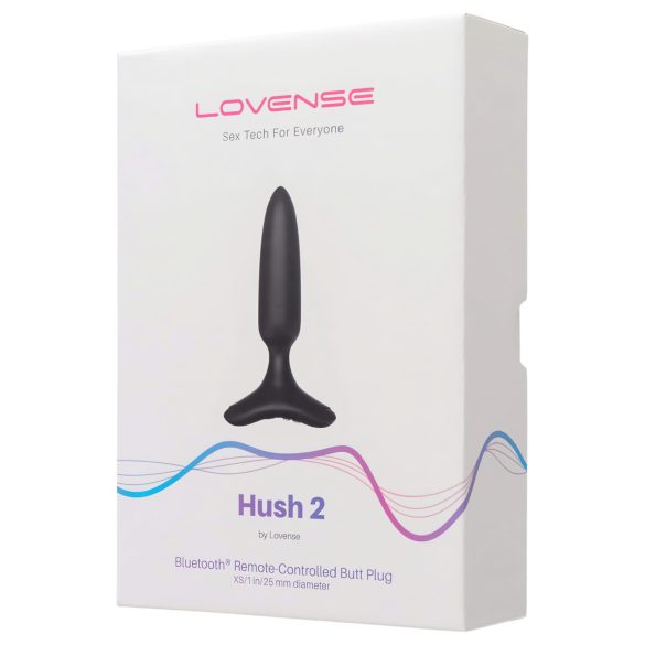 LOVENSE Hush 2 XS - Akku Analvibrator klein (25mm) - schwarz