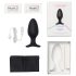 LOVENSE Hush 2 L - wiederaufladbarer Analvibrator (57mm) - schwarz