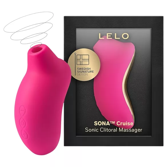 LELO Sona Cruise - Schallwellen-Klitorisstimulator (Kirschrot)