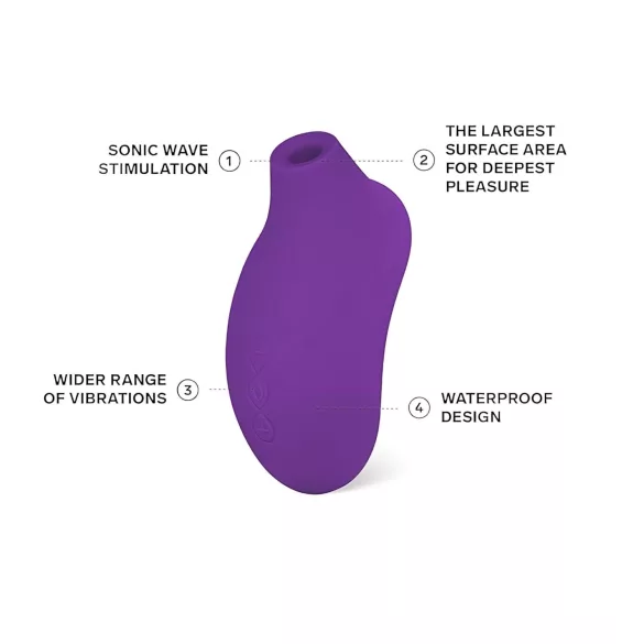 LELO Sona 2 - Schallwellen-Klitorisstimulator (lila)