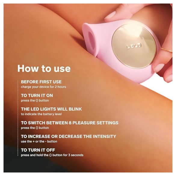 LELO Sila - Wasserdichter Schallwellenvibrator für die Klitoris (Lila)