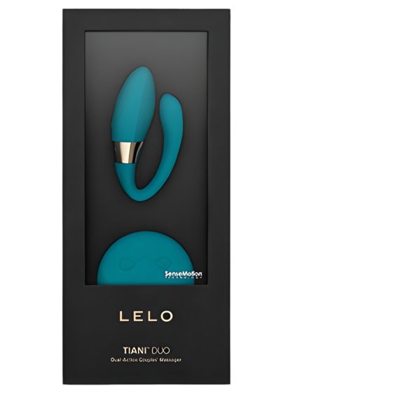 LELO Tiani Duo - Silikon-Paarvibrator (blau)