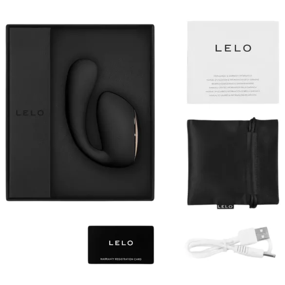 LELO Ida Wave - smarter, wiederaufladbarer Rotations-Vibrator (schwarz)