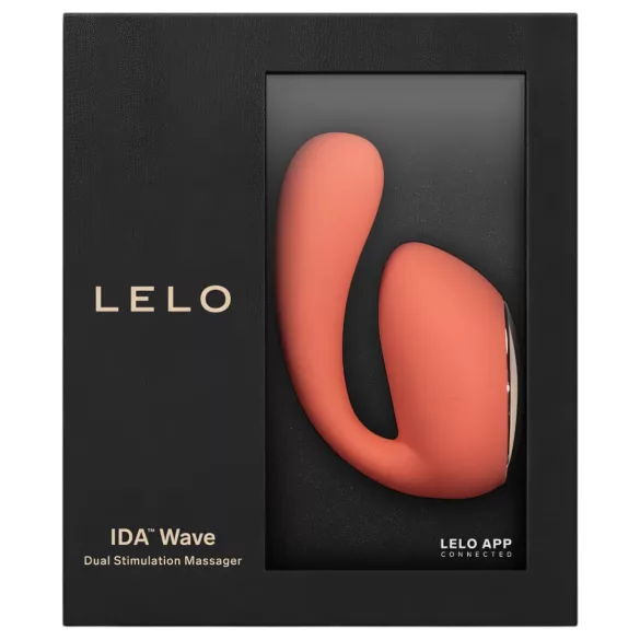 LELO Ida Wave - App-gesteuerter Vibrations- und Rotationsvibrator (Koralle)