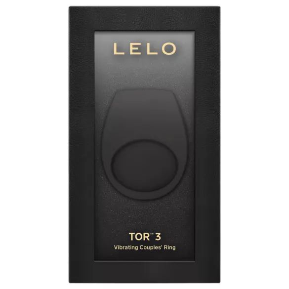 LELO Tor 3 - App-gesteuerter Vibrationspenisring für Männer (schwarz)