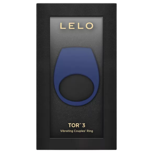 LELO Tor 3 - Wiederaufladbarer, smarter Vibrations-Penisring (blau)