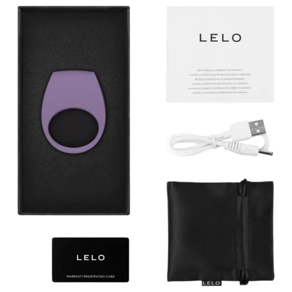 LELO Tor 3 - App-gesteuerter vibrierender Penisring für Männer (lila)