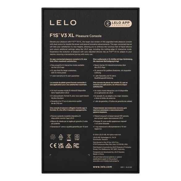 LELO Siri 3 - klitorale Vibrator mit Sprachsteuerung (lila)