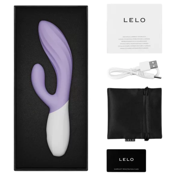 LELO INA Twist - appgesteuerter G-Punkt-Vibrator mit Klitorisarm (lila)