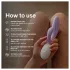 LELO INA Twist - appgesteuerter G-Punkt-Vibrator mit Klitorisarm (lila)