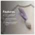 LELO INA Twist - appgesteuerter G-Punkt-Vibrator mit Klitorisarm (lila)