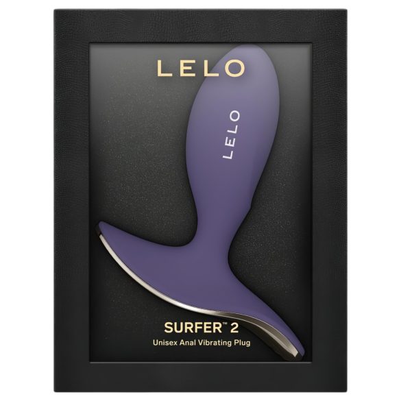 LELO Surfer - intelligenter vibrierender Analplug (lila)