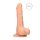 RealRock Dong 7 - Lebensechter Dildo mit Hoden (17cm) - Natur