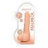 RealRock Dong 7 - Lebensechter Dildo mit Hoden (17cm) - Natur