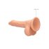 RealRock Dong 7 - Lebensechter Dildo mit Hoden (17cm) - Natur