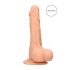 RealRock Dong 10 - Natürlicher Dildo mit Hoden (25cm)
