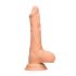 RealRock Dong 10 - Natürlicher Dildo mit Hoden (25cm)