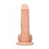 RealRock Dong 10 - Natürlicher Dildo mit Hoden (25cm)