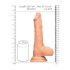 RealRock Dong 10 - Natürlicher Dildo mit Hoden (25cm)