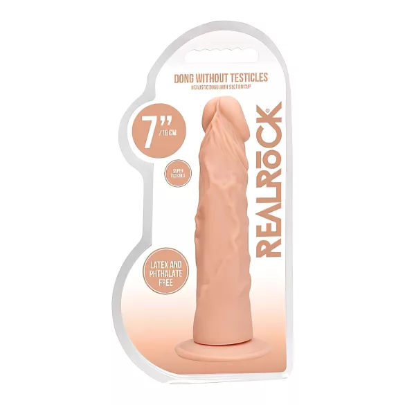 RealRock Dong 7 - naturgetreues Dildo (17 cm)