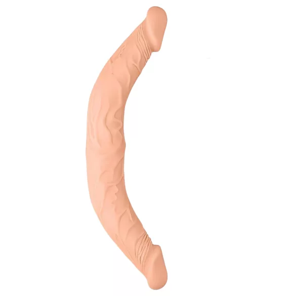 RealRock Double Dong 14 - Doppel-Dildo (36cm) - hautfarben