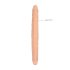 RealRock Doppel-Dildo 14 - Doppeldildo (36cm) - Hautfarbe