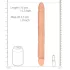 RealRock Double Dong 14 - Doppel-Dildo (36cm) - hautfarben