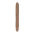 RealRock Double Dong 18 - Doppel-Dildo (46cm) - dunkel natur
