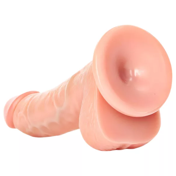 RealRock - Dildo mit Saugnapf und Hoden - 15,5 cm (hautfarben)