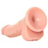 RealRock - Dildo mit Saugnapf und Hoden - 15,5 cm (hautfarben)