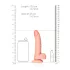 RealRock - Dildo mit Saugnapf und Hoden - 15,5 cm (hautfarben)
