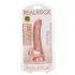 RealRock - Dildo mit Saugnapf und Hoden - 15,5 cm (hautfarben)