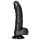 RealRock - Saugnapf, realistischer Dildo - 15,5cm (schwarz)