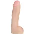 Doc Johnson Vac-U-Lock Hung 12 - realistisch, naturtreuer Dildo mit Hoden