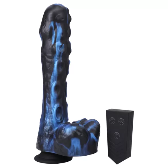 Doc Johnson Mini F-Machine Tendril - Funksteuerungs-Vibrator (blau)
