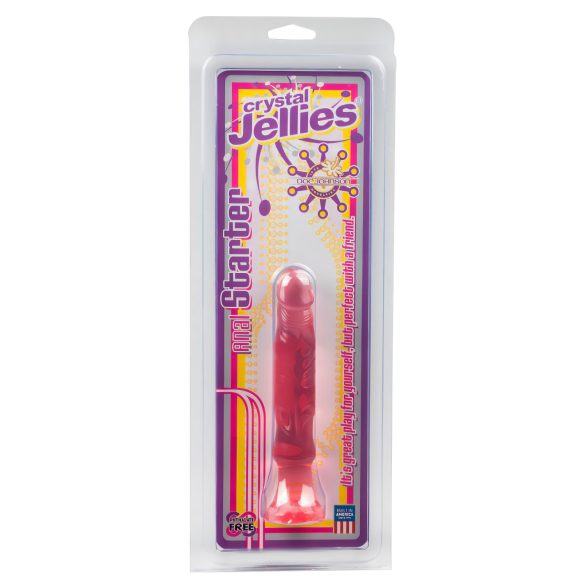 Crystal Jellies - Saugnapf Anal-Dildo (Pink)
