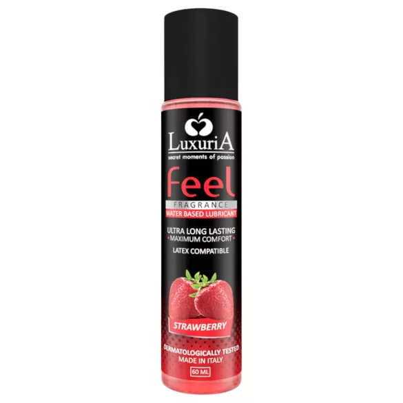 LuxuriA Feel Strawberry - Gleitgel auf Wasserbasis - Erdbeere (60 ml)